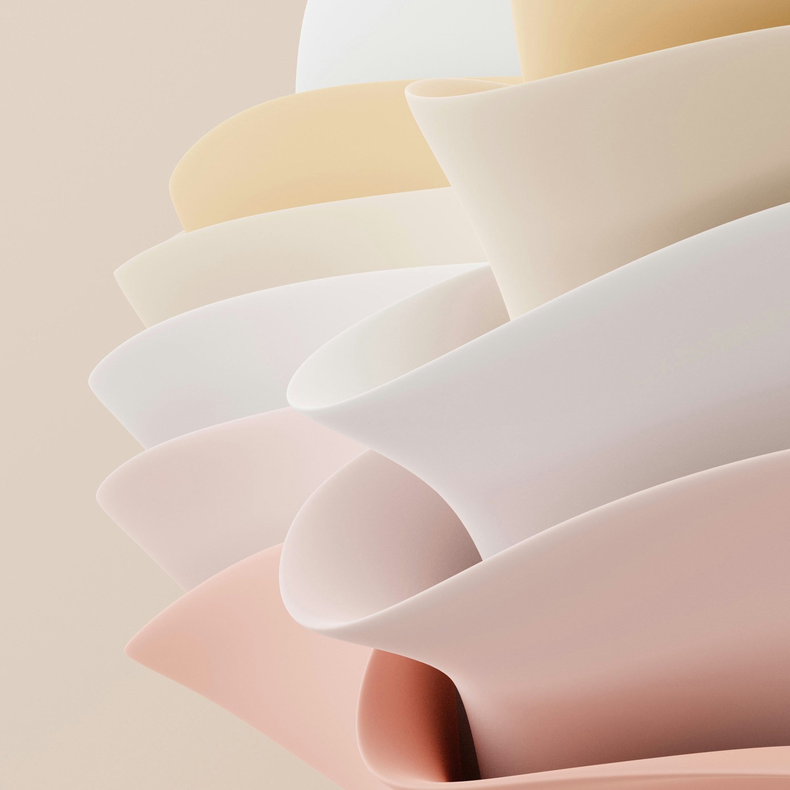Pastel hair accessories arranged together